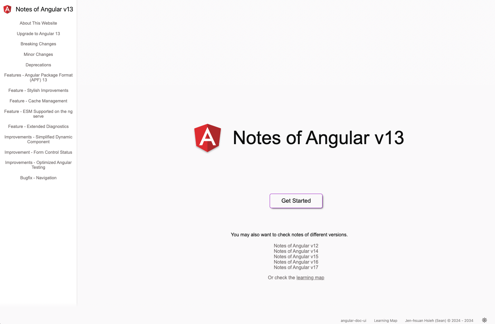 Notes of Angular v13 Notes of Angular v13